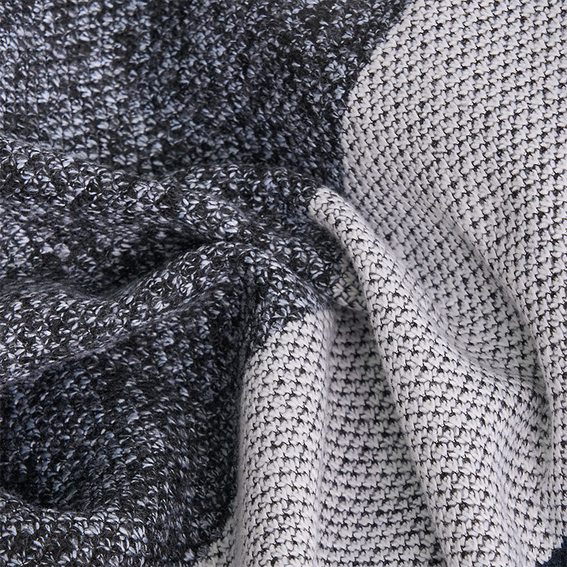 Herren-Strickjacke mit Farbblockmuster und Fleecefutter - image 8