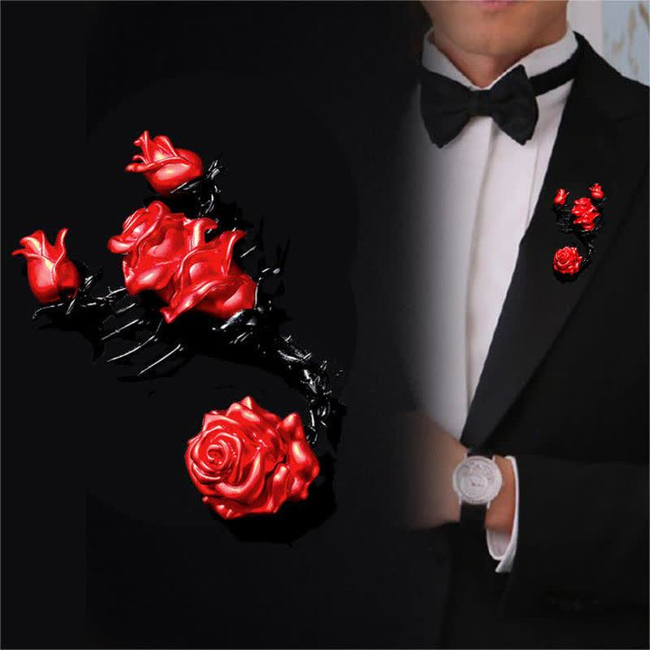 Männer Persönlichkeit Skorpion Rose Brosche