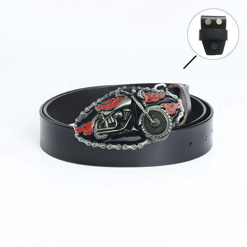 Punk-Motorrad-Leder Gürtel für Männer