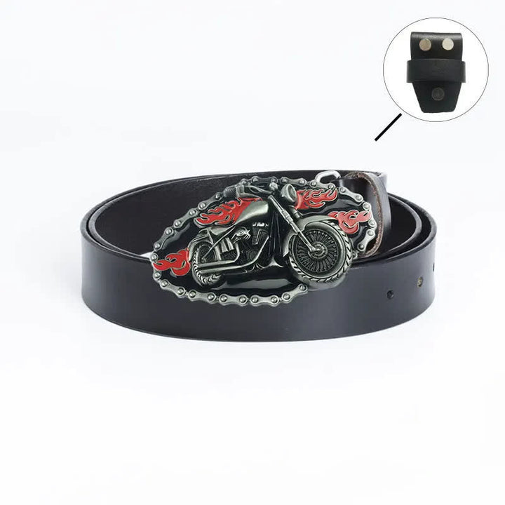 Punk-Motorrad-Leder Gürtel für Männer