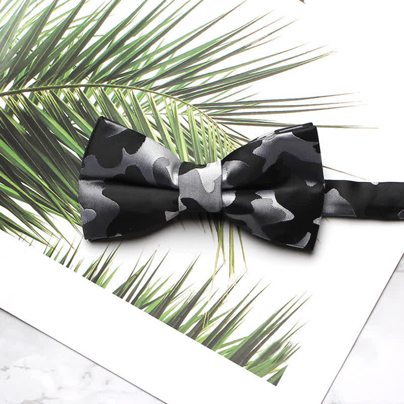 Herren-Fliege mit Wild Camouflage Muster