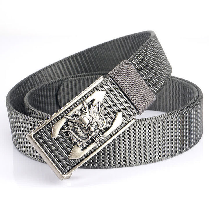 Herren Z Letter Mighty Dragon Nylon Gürtel