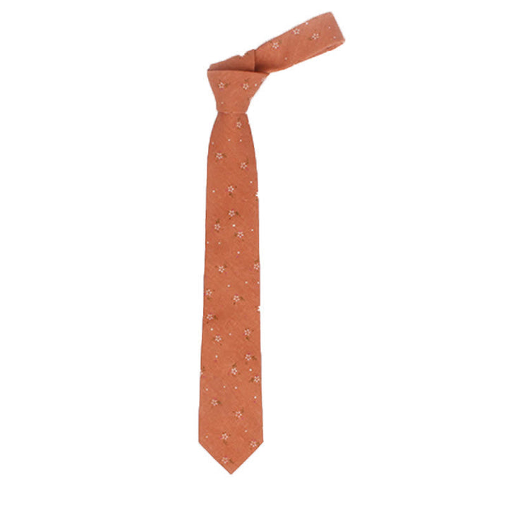 Elegante florale schmale Krawatte für Männer
