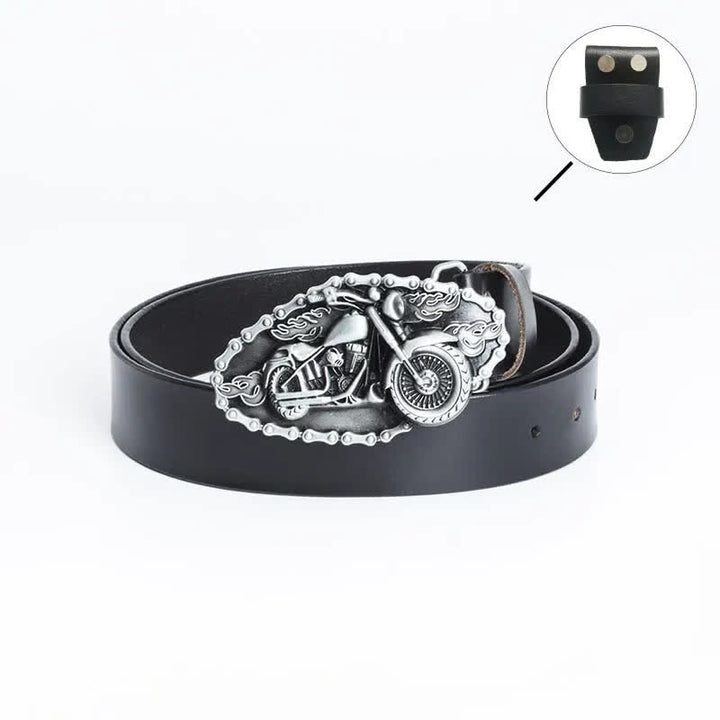 Punk-Motorrad-Leder Gürtel für Männer
