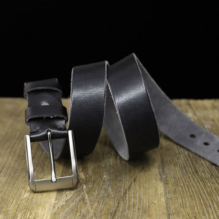 Original personalisierter Ledergürtel für Herren - Schwarz - 46 - image 7