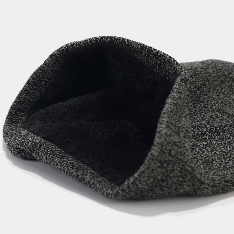 3-teiliges Unisex-Set mit warmer Beanie-Mütze, Schal und Handschuhen