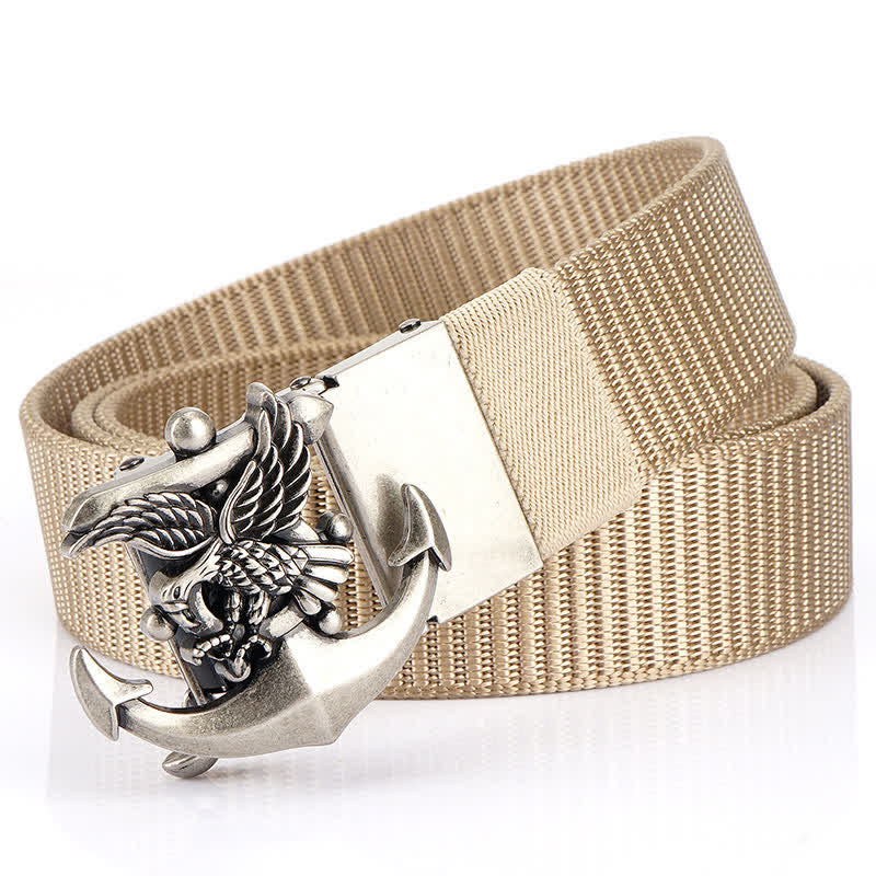 Herren Adler Anker Nylon Gürtel