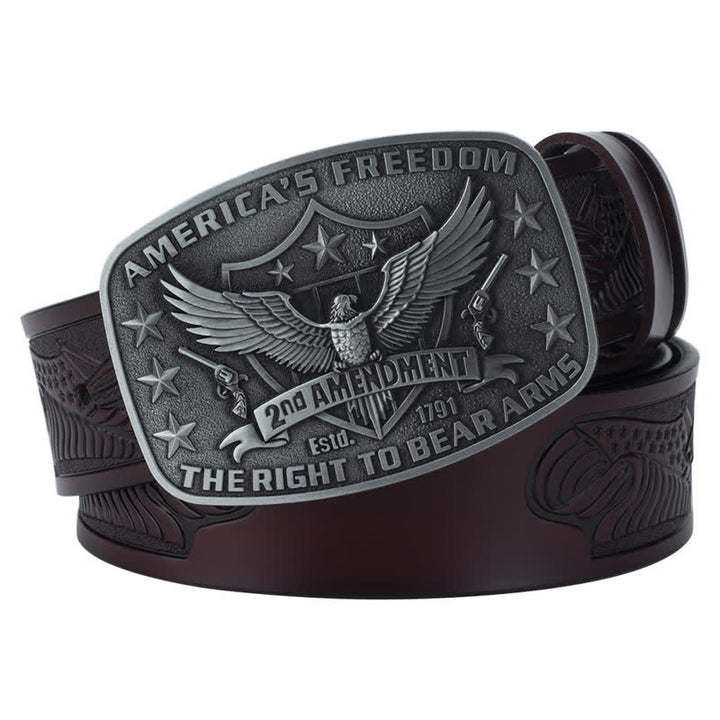 Retro Adler Freiheit Amerikas Leder Gürtel für Männer