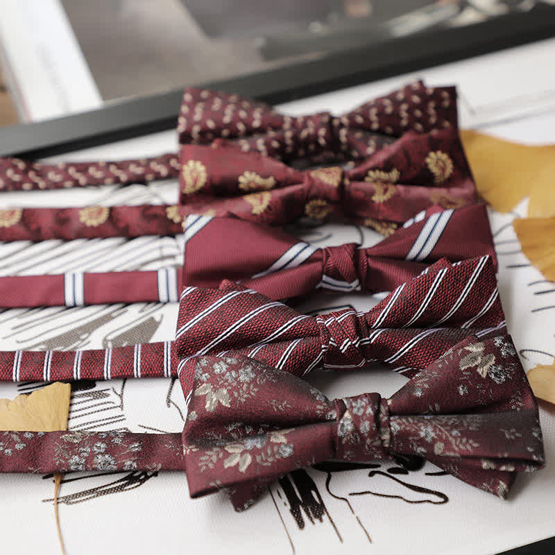 Herren-Fliege der Burgundy-Serie