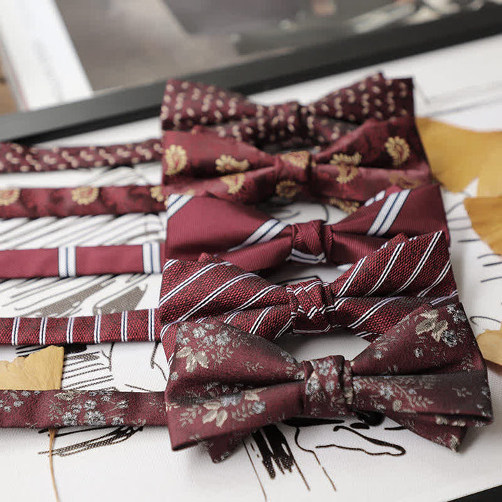 Herren-Fliege der Burgundy-Serie