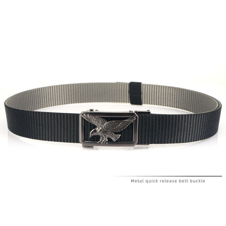 Herren Soaring Hawk Eagle Beidseitiger Nylon-Gürtel