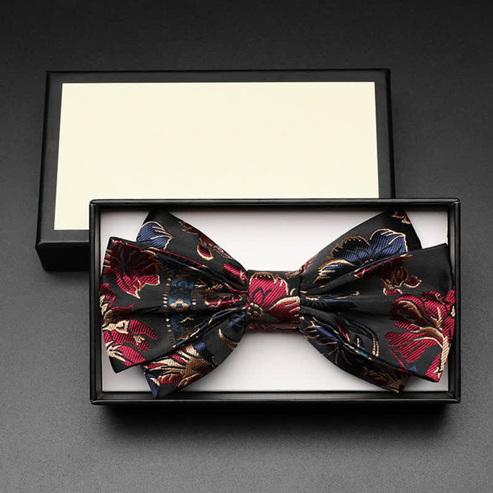 Herren Harmony Irises Cherry Blossom Floral Fliege