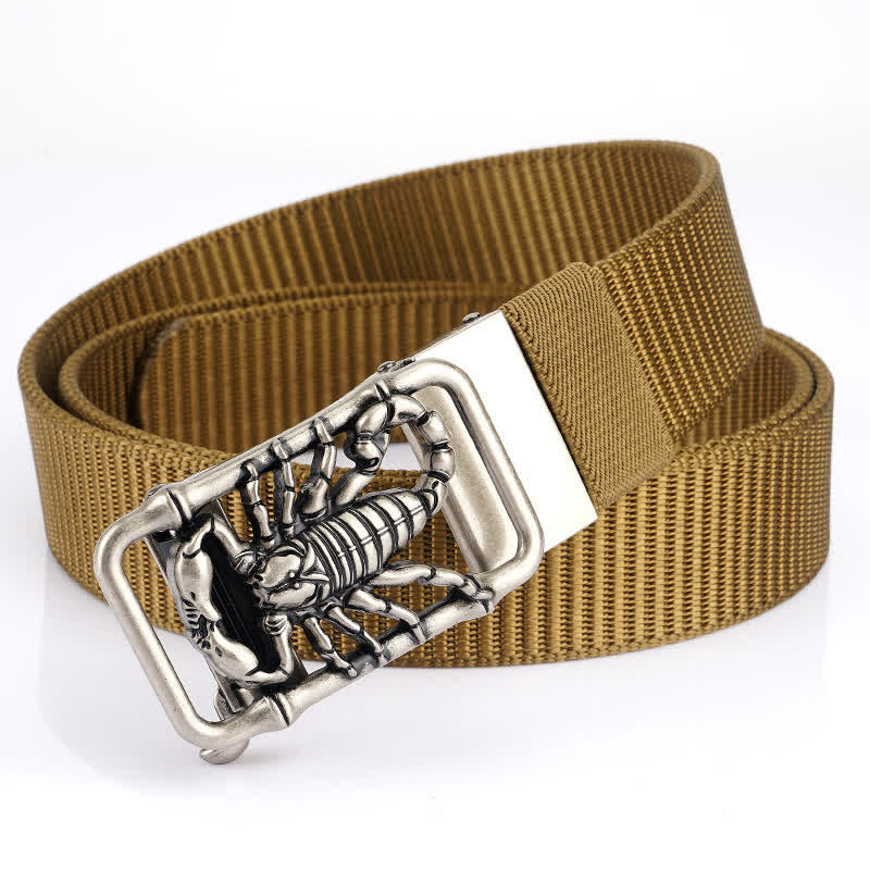 Herren King Scorpion Einfaches Nylon Gürtel