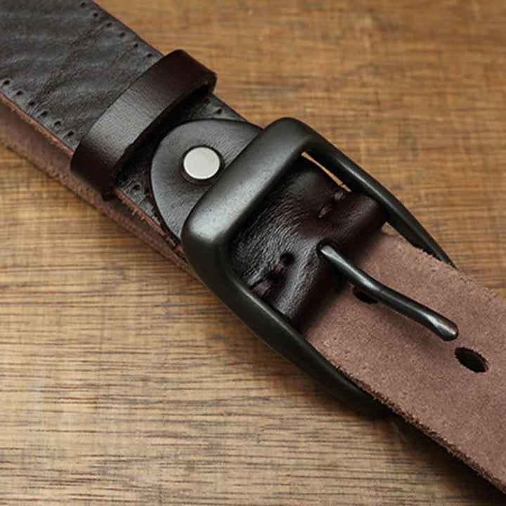 Handgemachter Retro-Hosenledergürtel für Herren