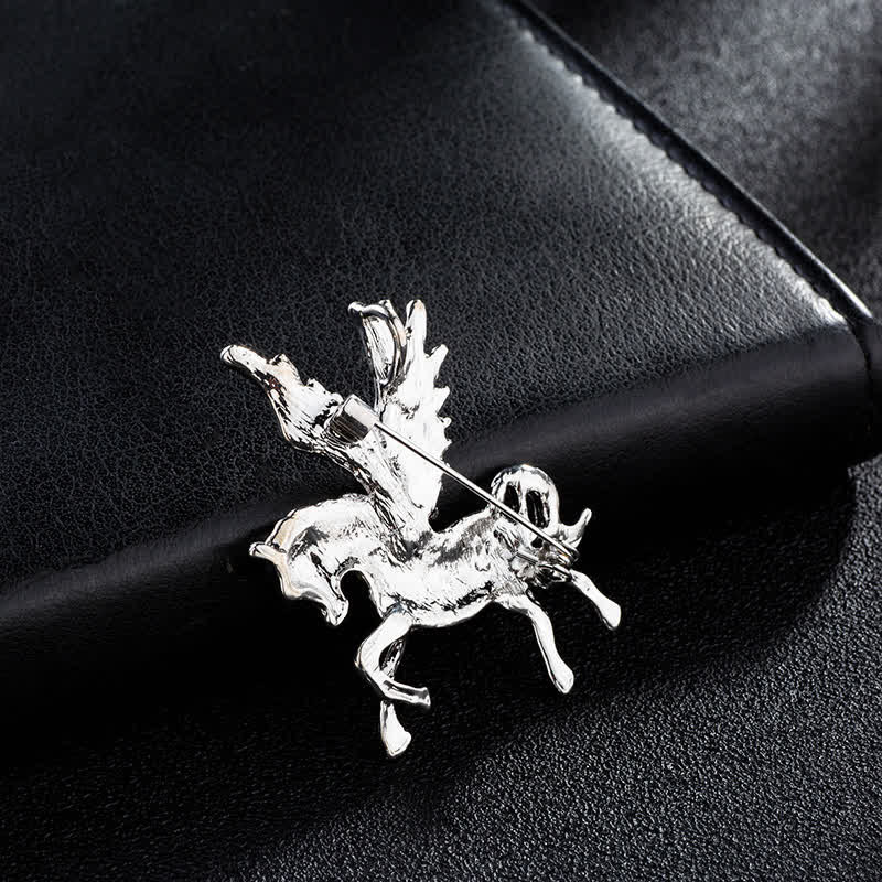 Herren Vintage Pegasus-Flügel Brosche