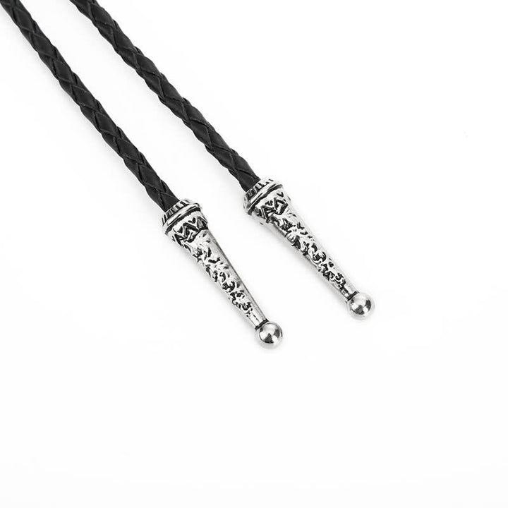 Einfache Sterne Mond Trendiger Vogel Bolo Tie