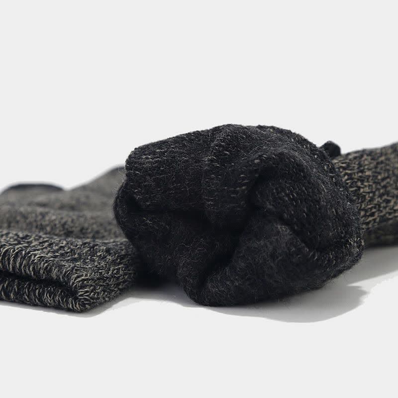 3-teiliges Unisex-Set mit warmer Beanie-Mütze, Schal und Handschuhen