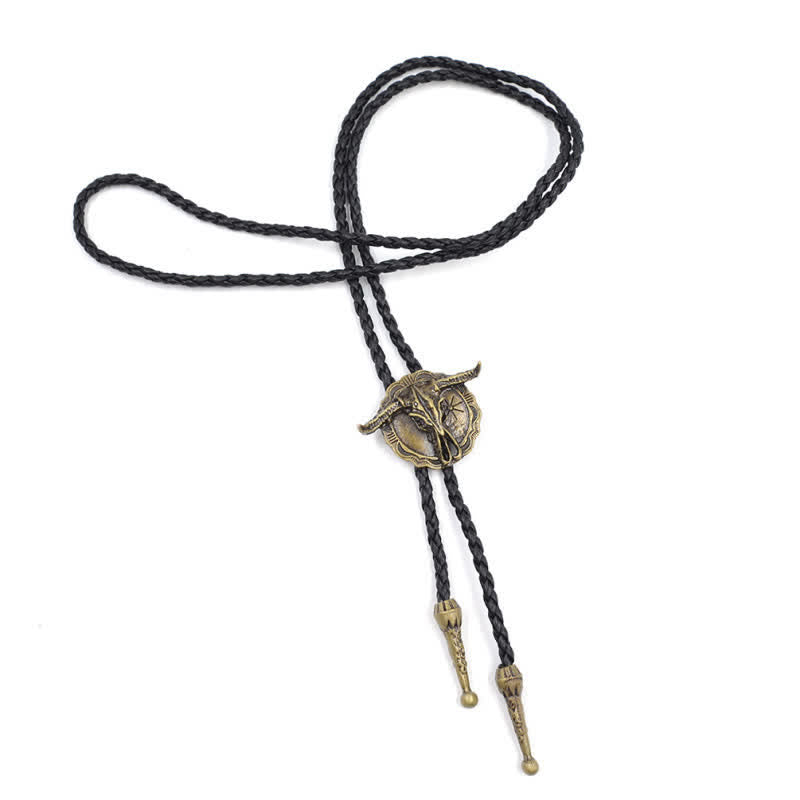 Western Rodeo Stierkopf Bolo-Tie