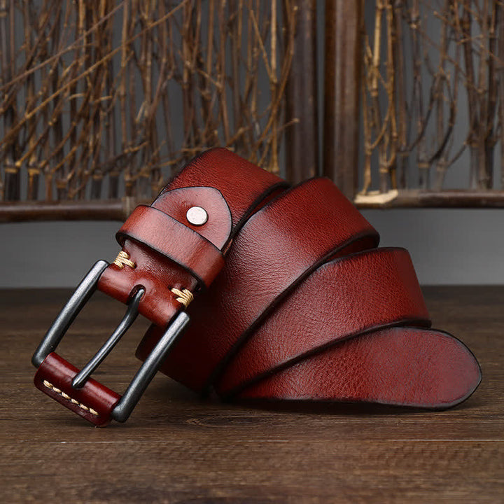 Stilvoller Retro-Cowboy-Ledergürtel für Herren