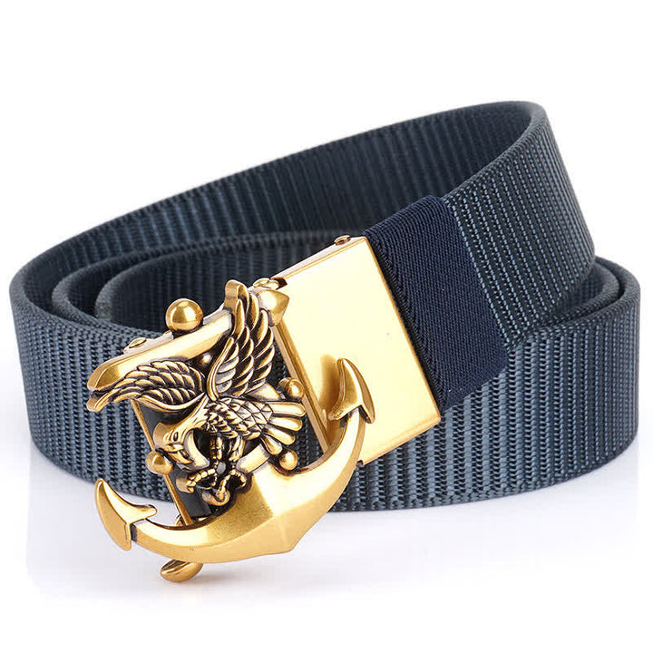 Herren Adler Anker Nylon Gürtel
