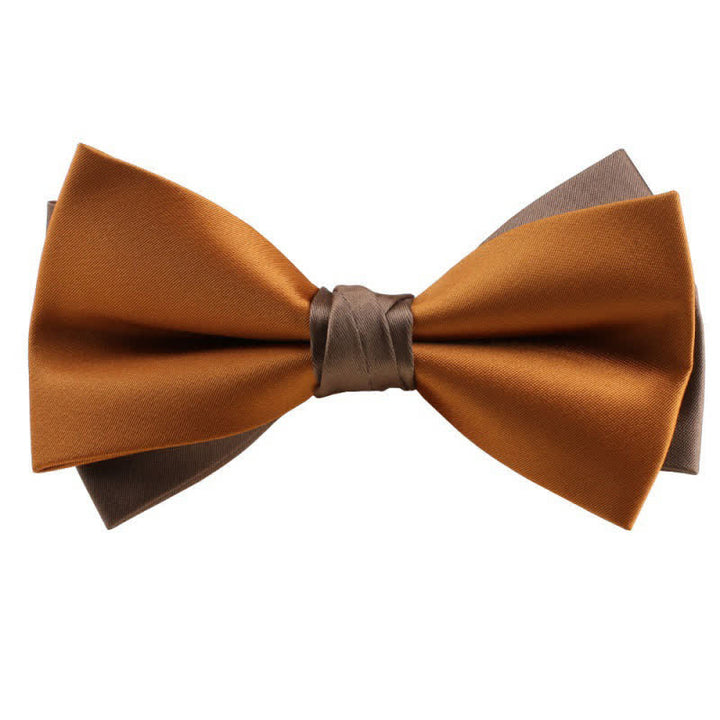 Herren Asymmetrische Zweifarbige Fliege