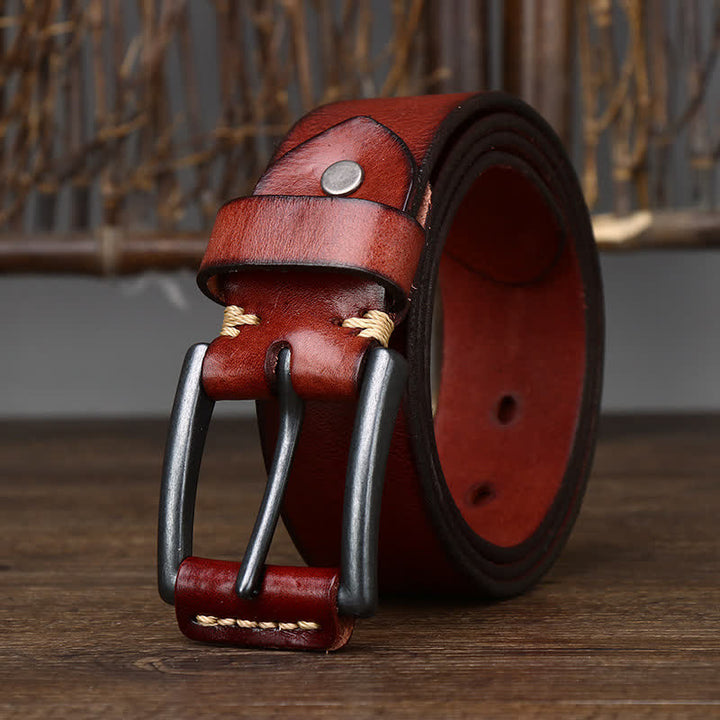 Stilvoller Retro-Cowboy-Ledergürtel für Herren