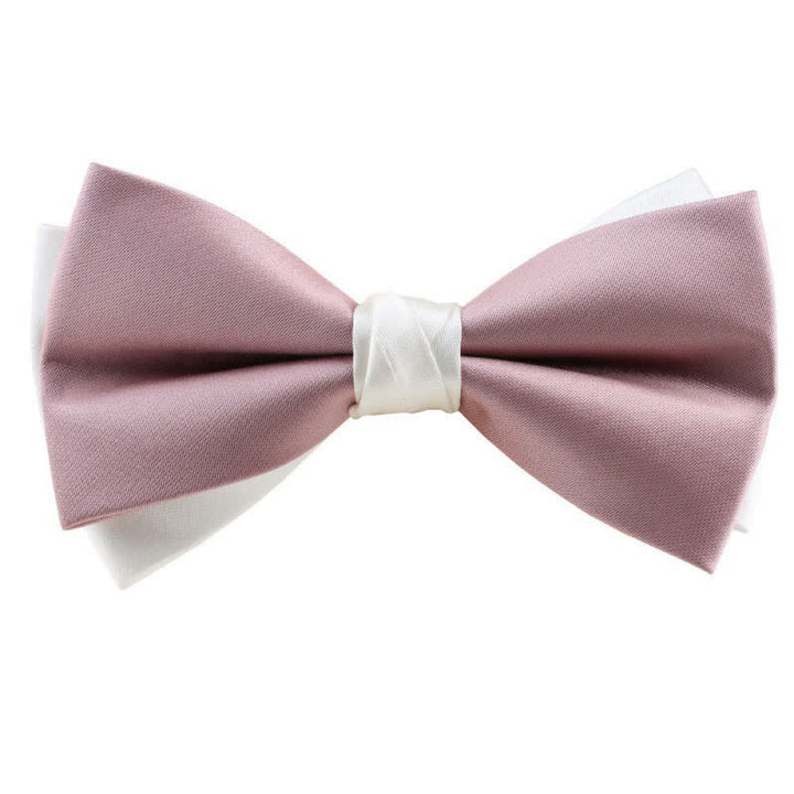 Herren Asymmetrische Zweifarbige Fliege