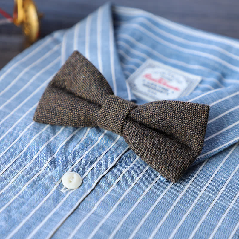Herren Simple Tweed Wollmischung Fliege