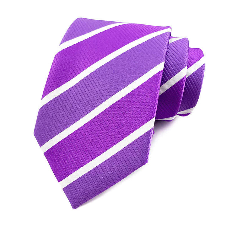 Herren Preppy Urban gestreifte Krawatte