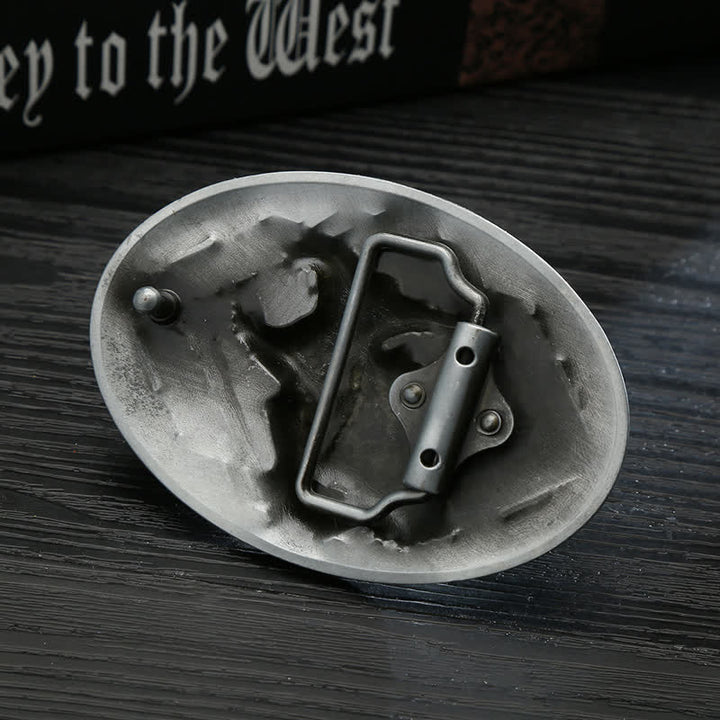 DIY Herrengürtel mit Emaille Adler-Schnalle