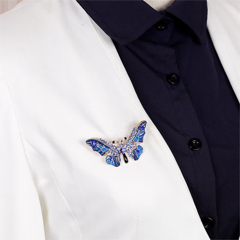 Damen Elegante märchenhafte Schmetterlingsbrosche