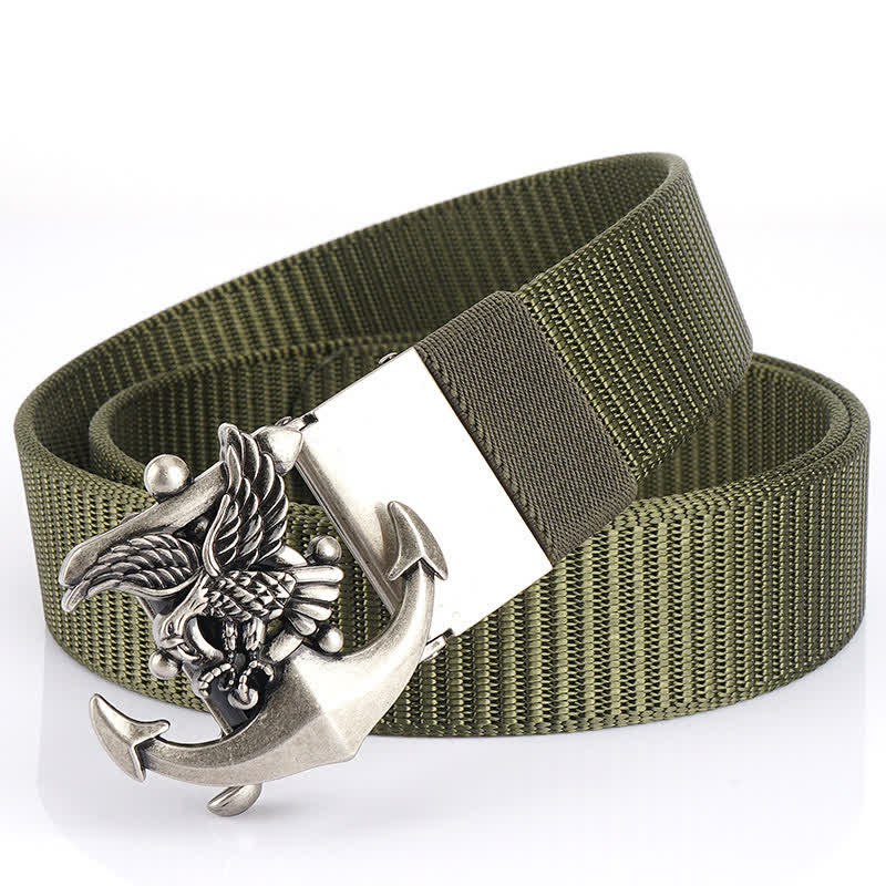Herren Adler Anker Nylon Gürtel