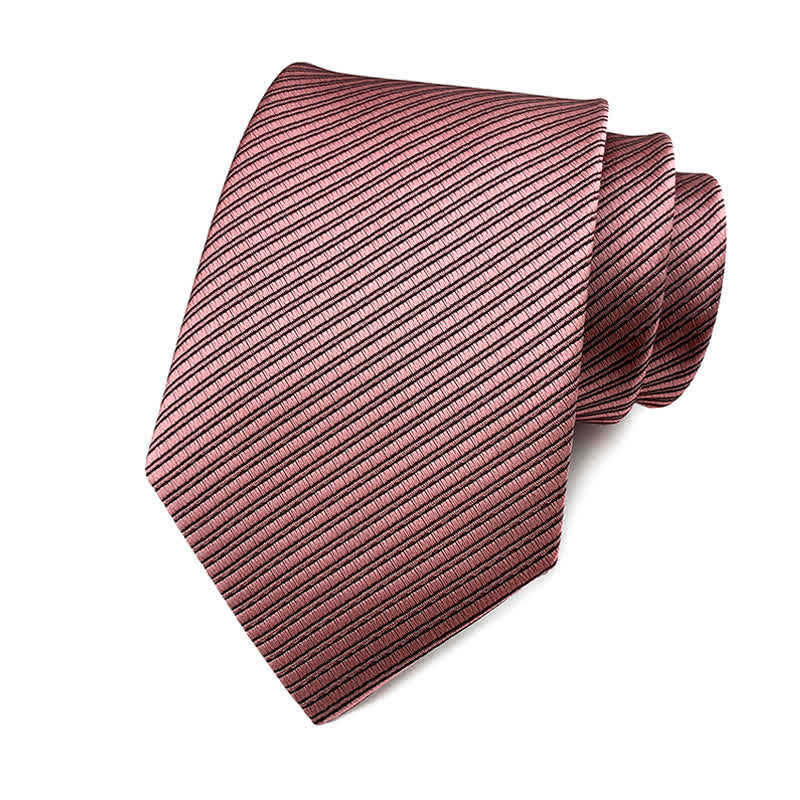 Männer Krawatte in Unifarben mit diskretem Twill-Muster