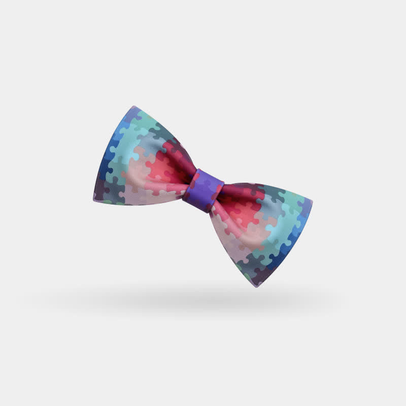 Multicolor Block Puzzle Fliege für Herren