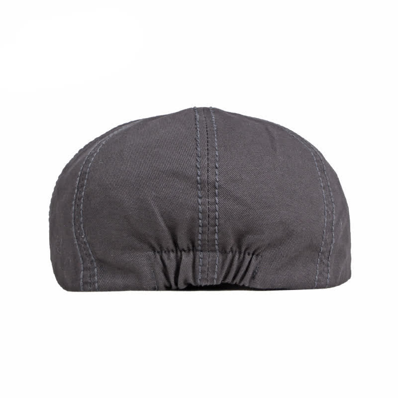 Lässige einfarbige Baumwoll-Tagesbarettkappe - image 6