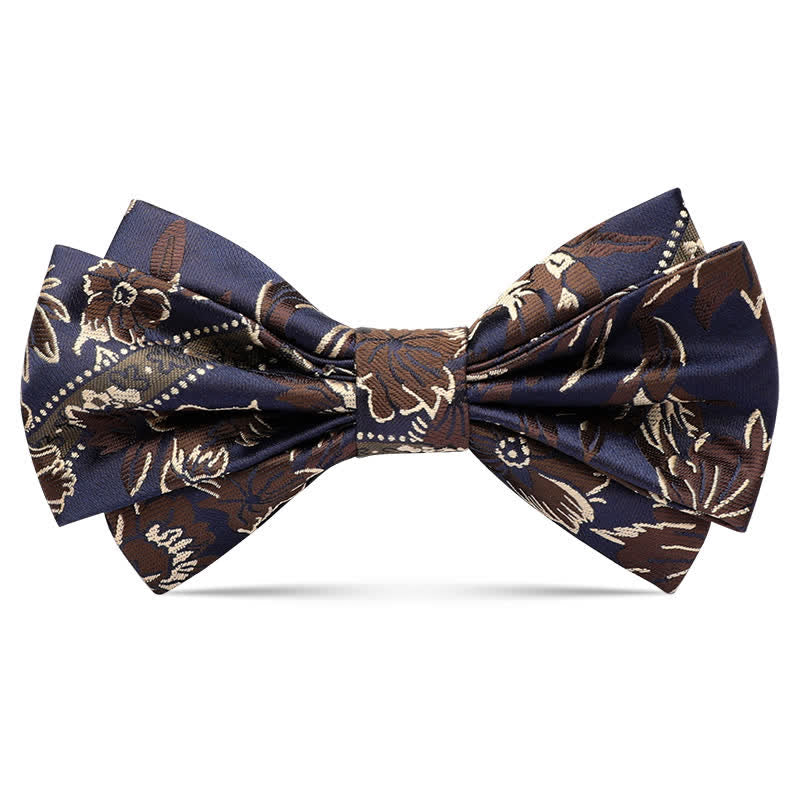Herren Harmony Irises Cherry Blossom Floral Fliege