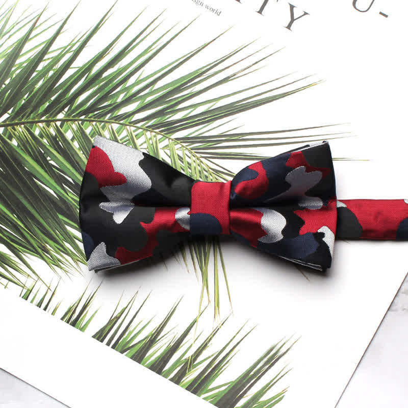 Herren-Fliege mit Wild Camouflage Muster