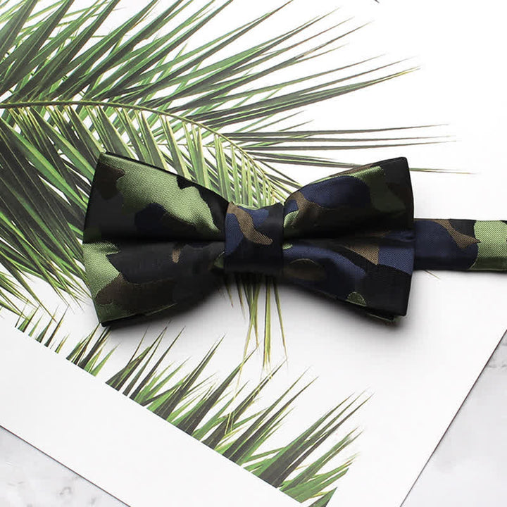 Herren-Fliege mit Wild Camouflage Muster