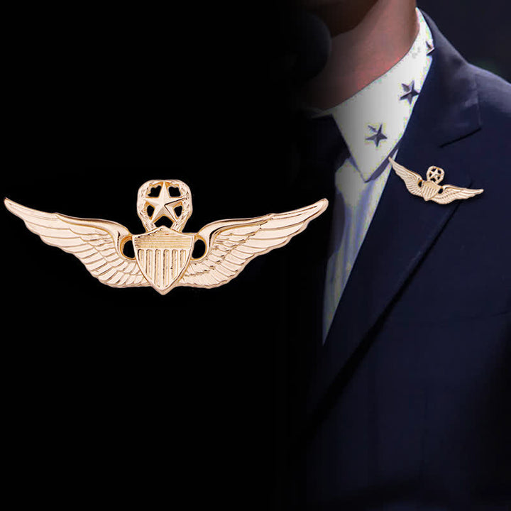 Herren Pilotabzeichen Brosche