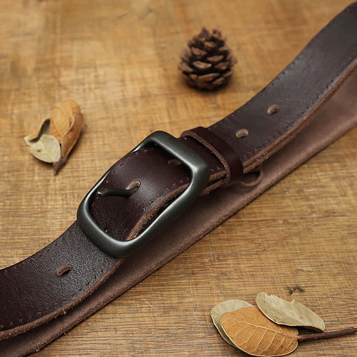 Handgemachter Retro-Hosenledergürtel für Herren
