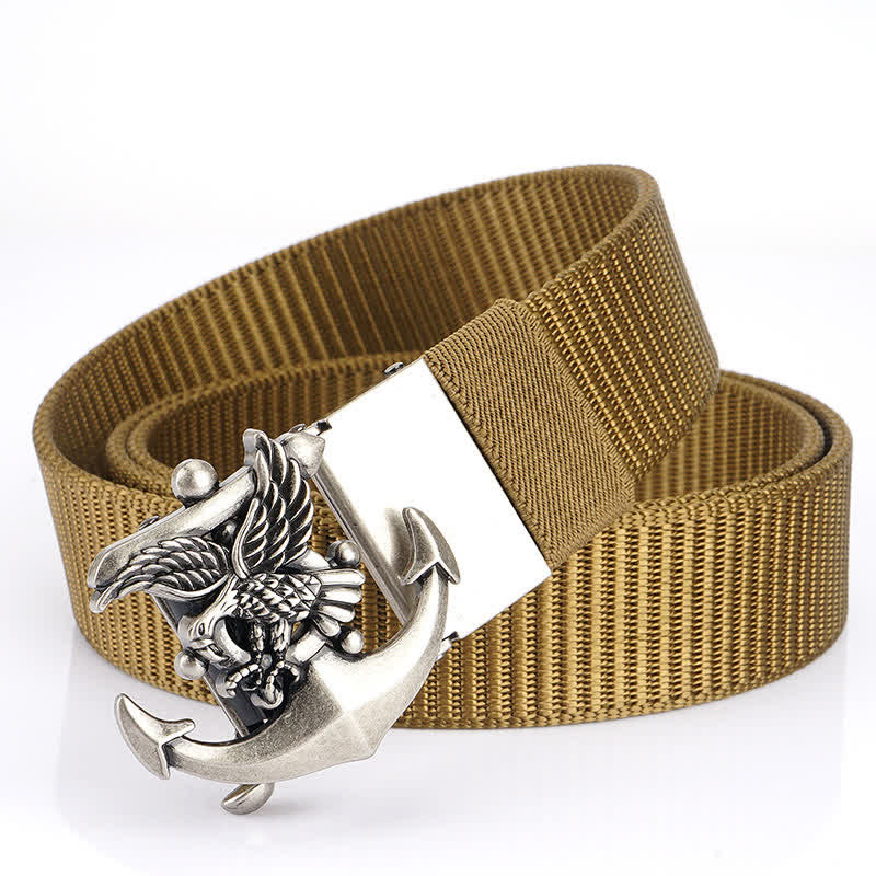 Herren Adler Anker Nylon Gürtel