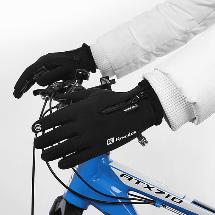 Outdoor-Radsport-wasserdichte-Reißverschluss-Taktische-Handschuhe