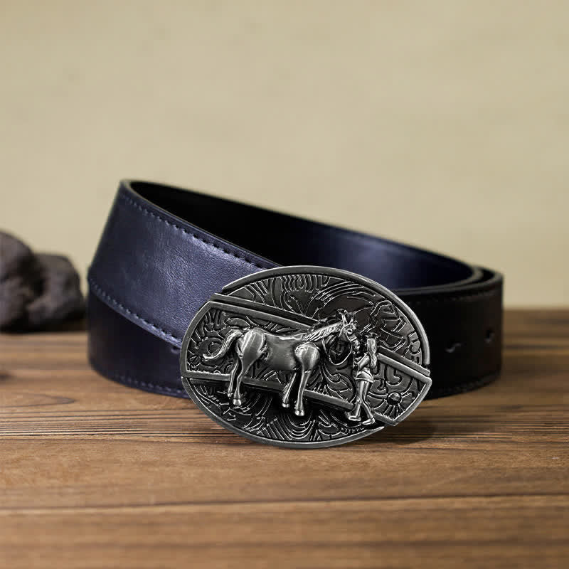 DIY Cowgirl Verstecktes Klappmesser Ledergürtel für Herren