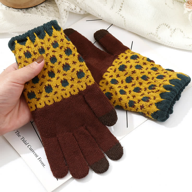Damen-Gartenhandschuhe mit vollem Finger und Touchscreen-Funktion
