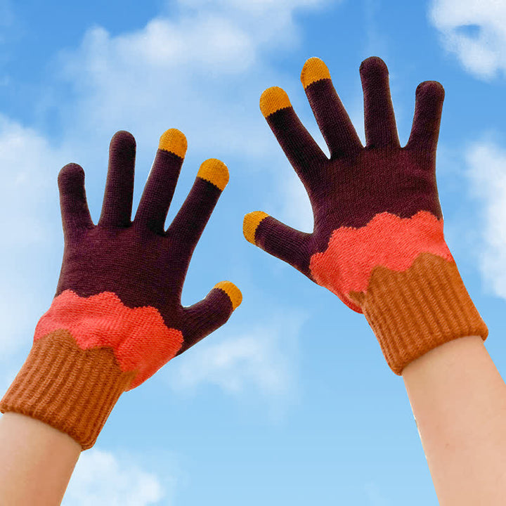 Damen-Gartenhandschuhe mit vollem Finger und Touchscreen-Funktion