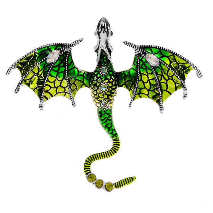 Unisex-Legenden-Fliegender-Drachen-Brosche