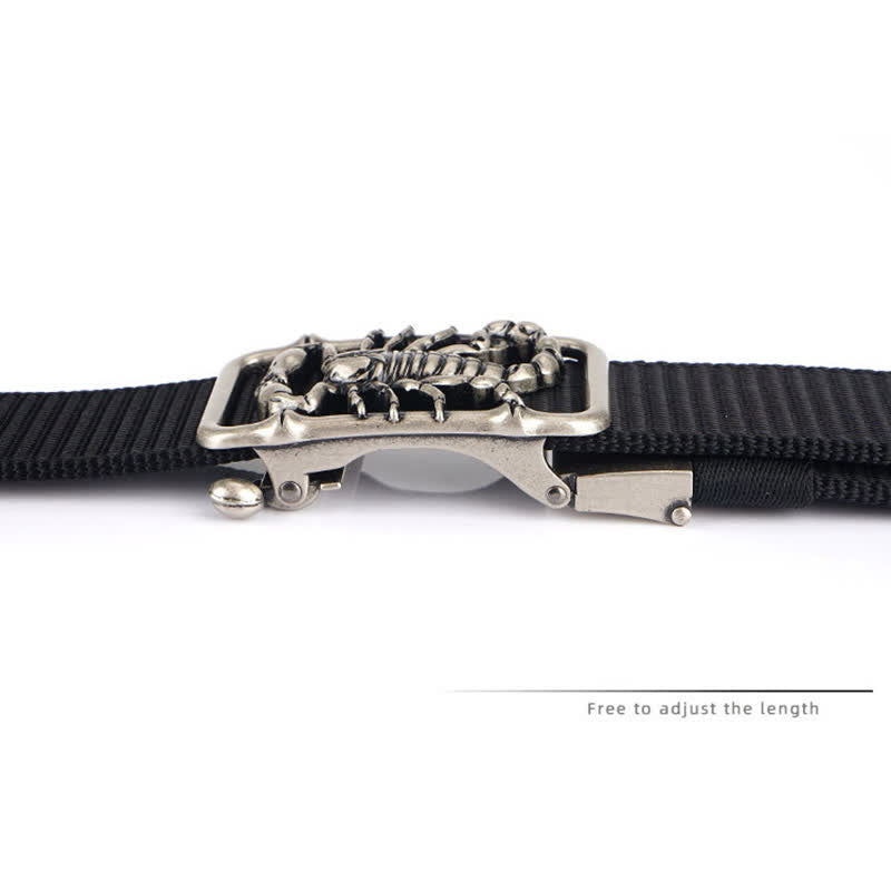 Herren King Scorpion Einfaches Nylon Gürtel