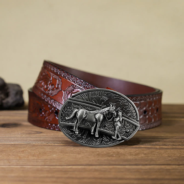 DIY Cowgirl Verstecktes Klappmesser Ledergürtel für Herren