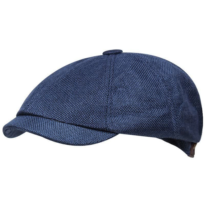 Vierjahreszeitenausgehhut im achteckigen Barett-Stil - Blau - M (22"-22 7/8") - image 2