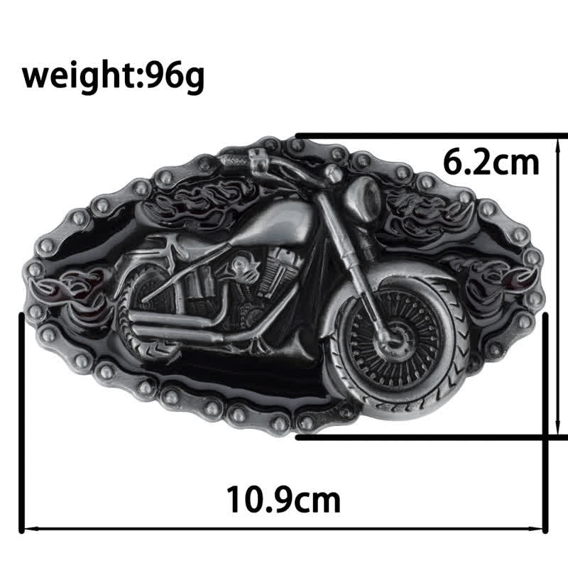 Herren Punk Rock Motorrad Biker Ledergürtel